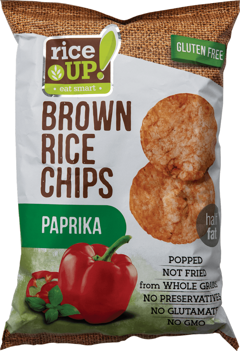 Rice Up! Brown rice hrskavi čips sa okusom paprike, 60 g | dm Bosna i ...