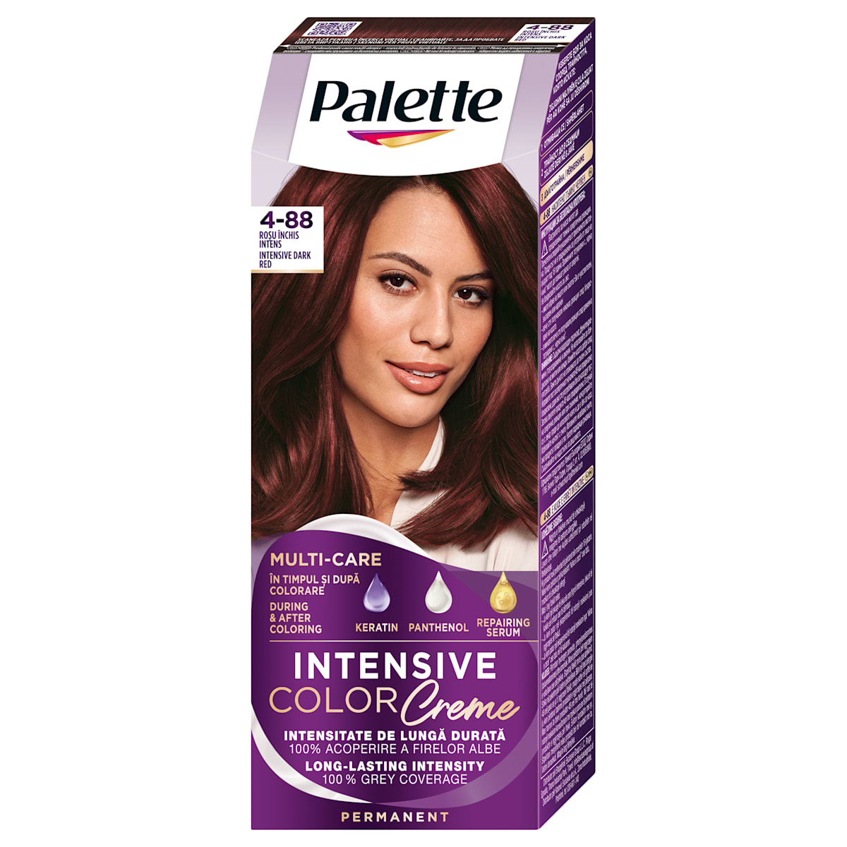Palette INTENSIVE COLOR CREME Боя за коса - Nr. 4-88 (RF3), 1 бр | dm ...