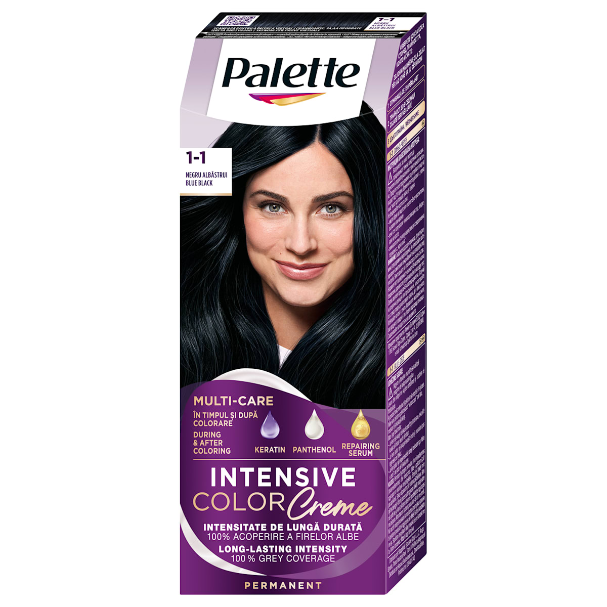 Palette INTENSIVE COLOR CREME Боя за коса - Nr. 1-1 (C1), 1 бр | dm ...