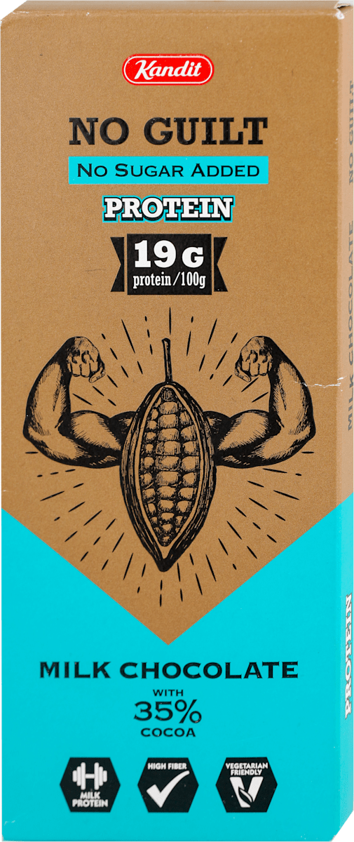 Kandit NO GUILT PROTEIN mlečna čokolada, 80 g | dm.rs