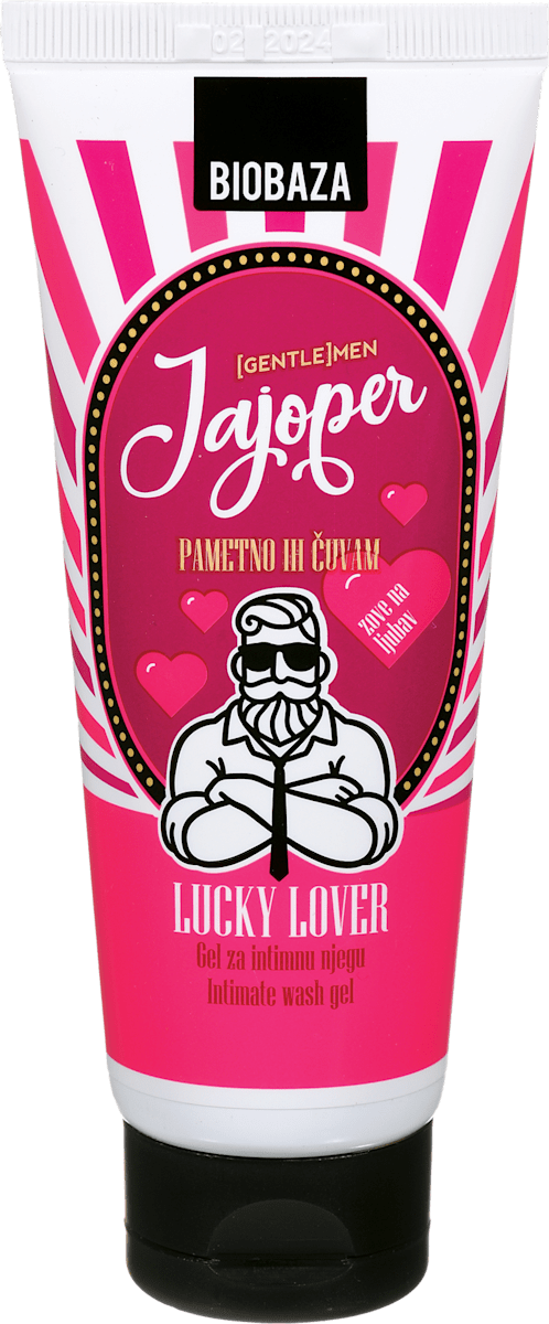 Biobaza Gel za moško intimno nego Jajoper Lucky Lover, 100 ml | dm.si