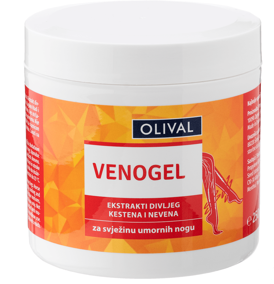OLIVAL Venogel – ekstrakt divljeg kestena i nevena, 250 ml — dm ...