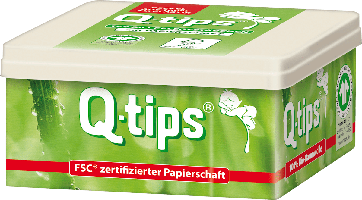 Wattestbchen Box Baumwolle, 160 St
