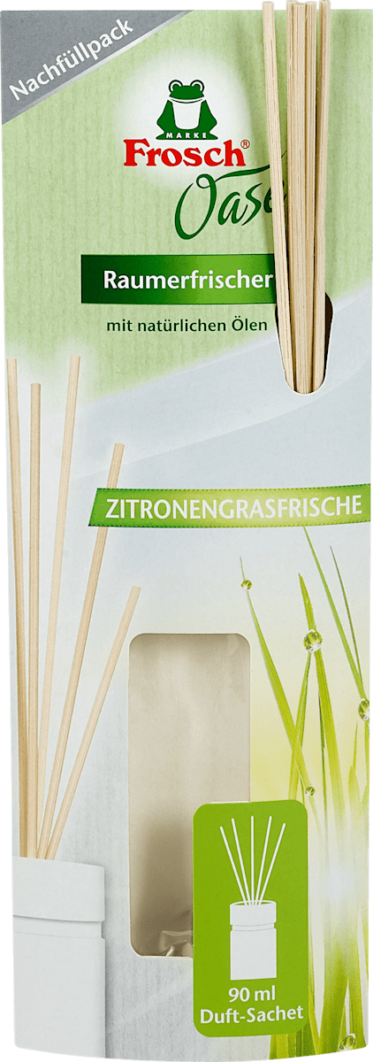 Raumduft Stäbchen Nachfüllpack Zitronengrasfrische, 90 ml