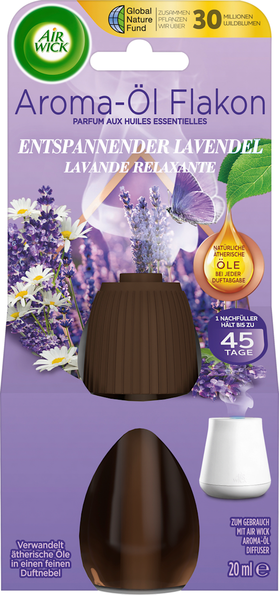 Lufterfrischer Aroma-Öl Entspannender Lavendel Nachfüllpack, 20 ml