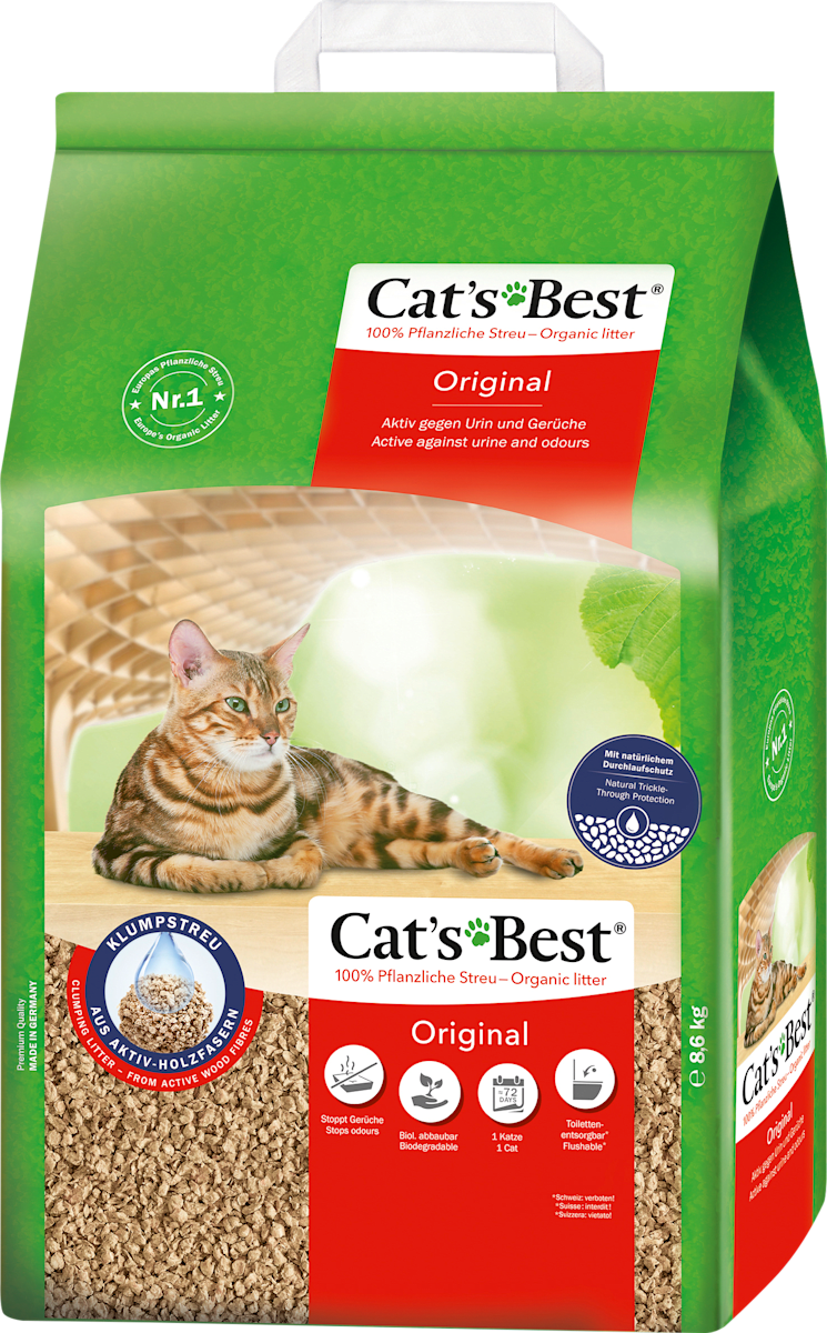 Cat's Best Katzenstreu Original, 20 l dauerhaft gnstig online kaufen |  dm.de