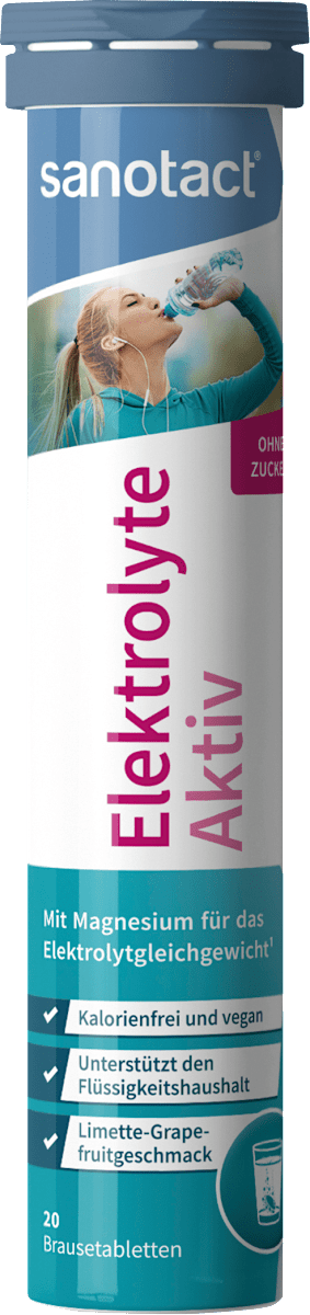 sanotact Elektrolyte Aktiv Brausetabletten 20St, 82 g dauerhaft günstig ...