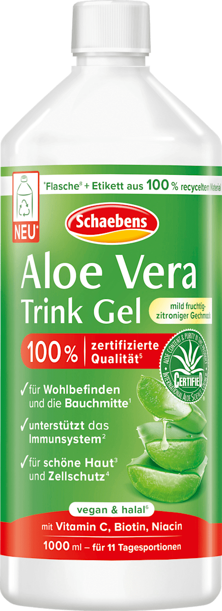 Schaebens Aloe Vera Trink Gel, 1 l dauerhaft gnstig online kaufen | dm.de