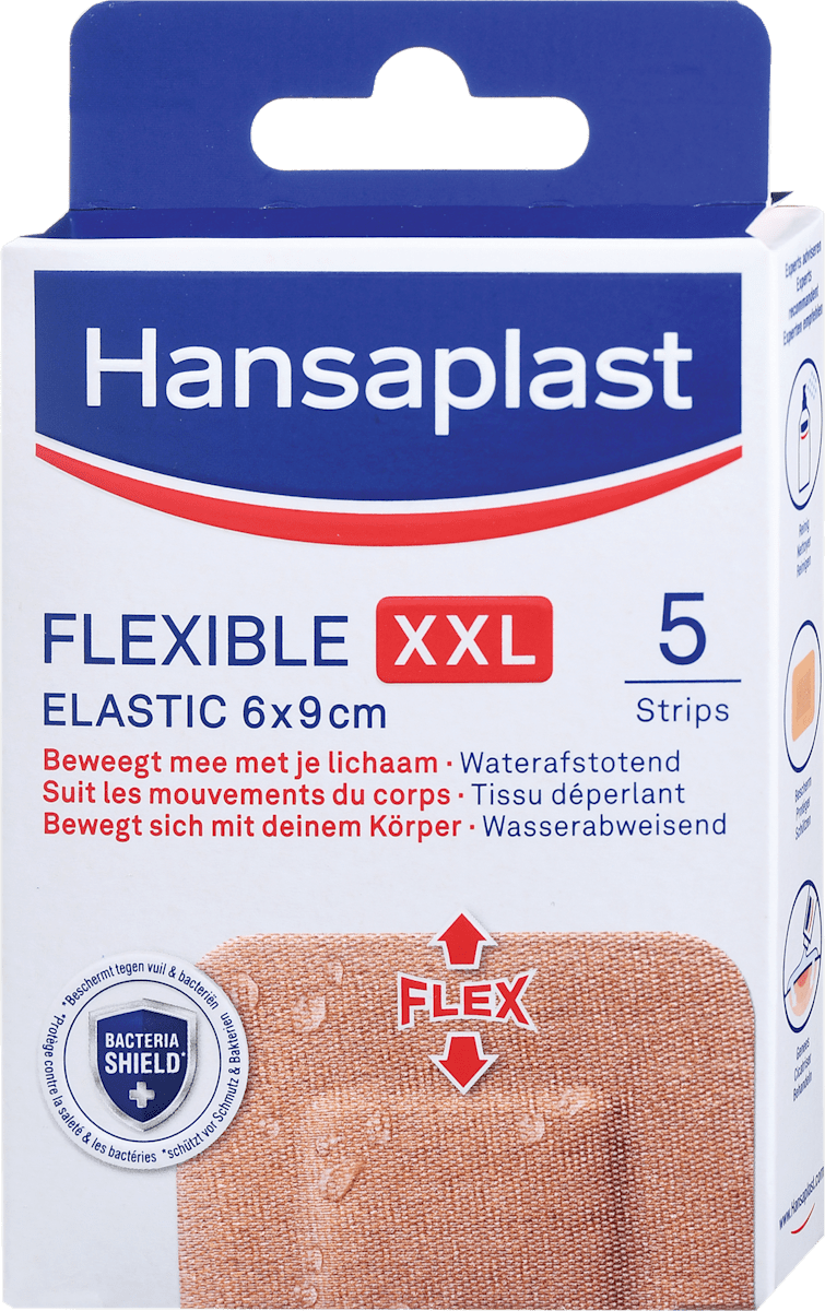Hansaplast Elastic Pflaster – 20 Strips Für Gelenke & Bewegte Stellen, Extra Starke Klebkraft
