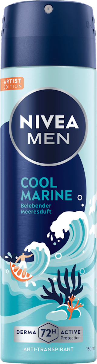 NIVEA MEN Antitranspirant Deospray Cool Marine, 150 ml dauerhaft gnstig  online kaufen | dm.de