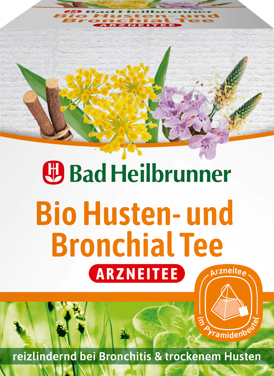 Arzneitee, Husten- & Bronchial Tee (12 Beutel), 24 g