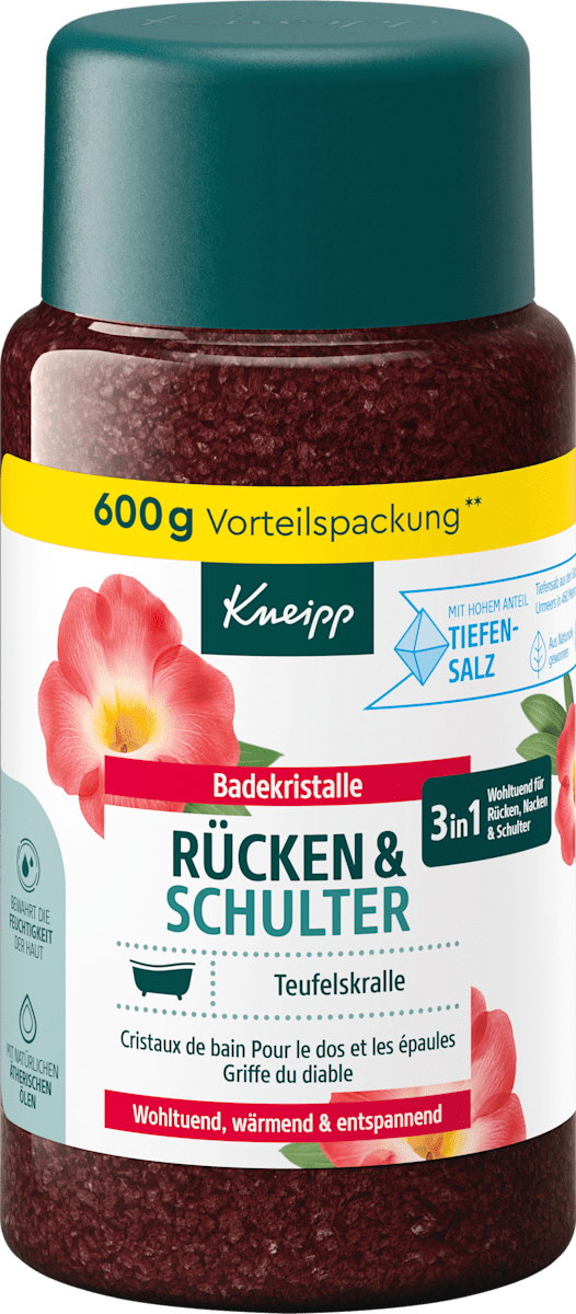 Kneipp Badekristalle Winterliebling – 12 X 60 G, Mit Bio Pflaumenextrakt & Bio Babassuöl, Vegan, Für Wohlige Wärme