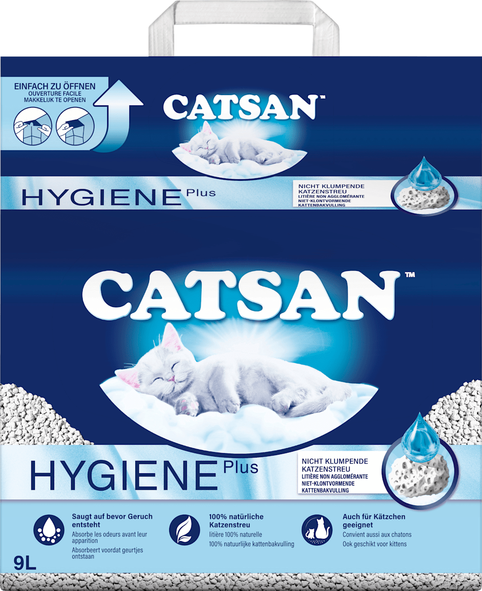Katzenstreu Hygiene Plus, nicht klumpend, 9 l