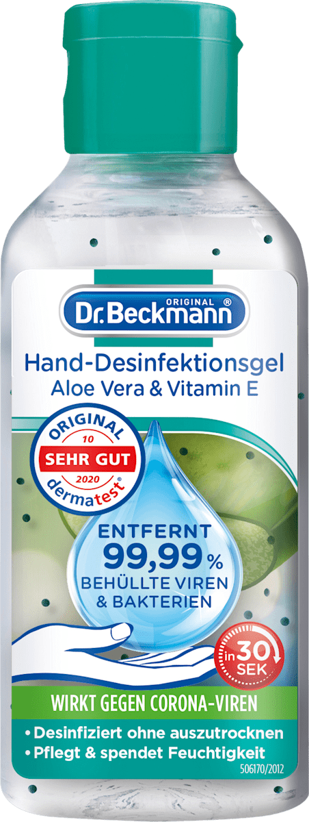 Handdesinfektionsgel Aloe Vera & Vitamin E, 60 ml