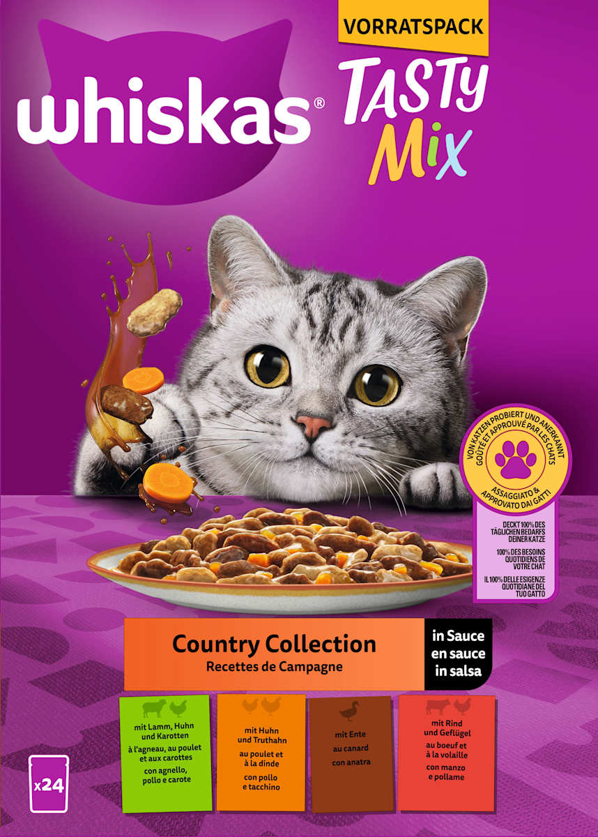 Whiskas 84x85g 1 Adult Zakjes Gevogeltegerechten In Gelei Natvoer Voor Katten 1193207414