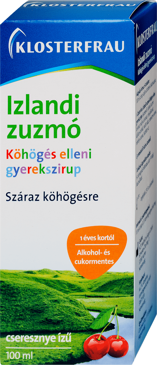 Hungary product data sample: Izlandi Zuzmó szirup gyerekeknek, 100 ml