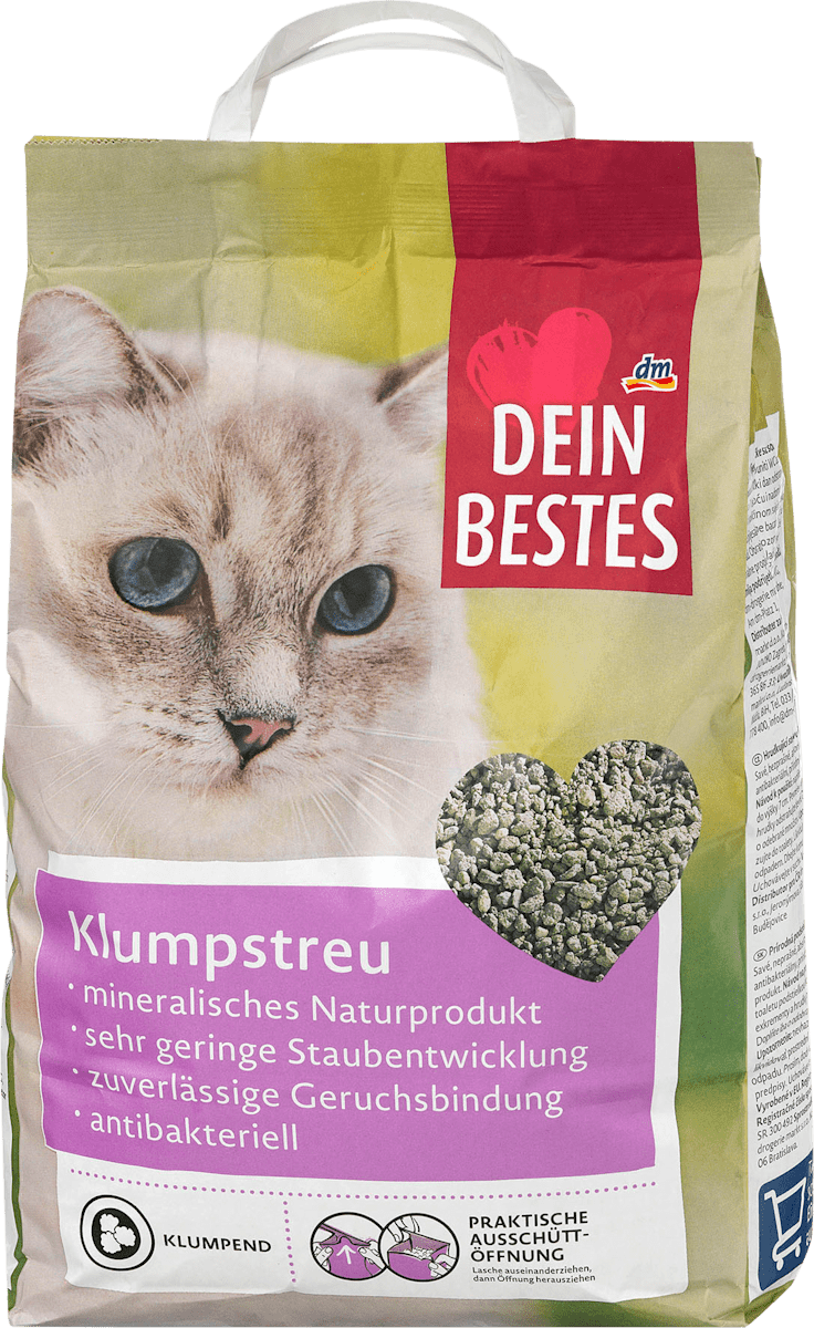 Dein Bestes Katzenstreu Klumpstreu, 8 l | dm.at