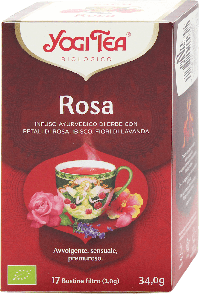 YOGI TEA Rosa tisana BIO, 34 g | dm Italia