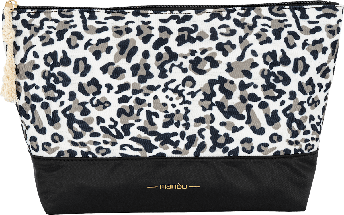 BWWKTOP Kosmetiktasche Im Leoparden-Look – Mit Leoparden-Reißverschluss, 23 X 16,5 Cm, Wasserdicht, Tolles Geschenk Für Frauen