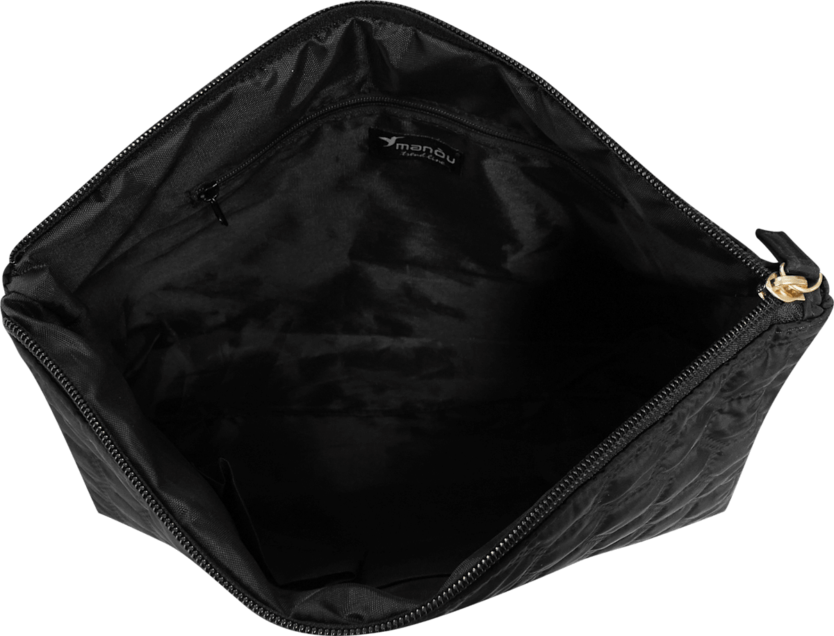 manòu Kulturbeutel schwarz, St