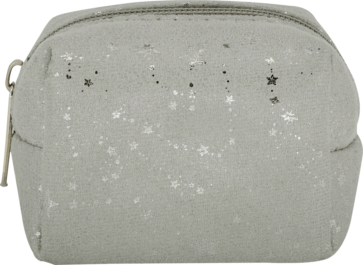 manòu Schminktasche grau silber, St