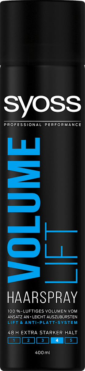 Syoss Volume Lift Haarspray – 400 Ml Für Lang Anhaltendes Volumen & Perfekten Halt