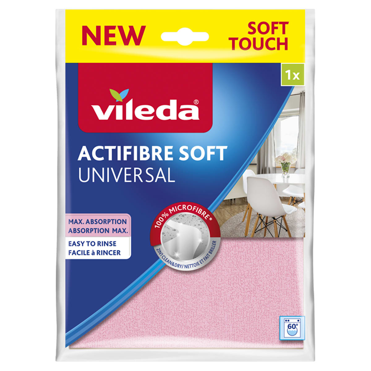 Größe L Handschuhe Vileda Gummihandschuhe Universal - Nitril, Größe L, 1 Paar, Für Haushalt & Reinigung Vileda Handschuhe