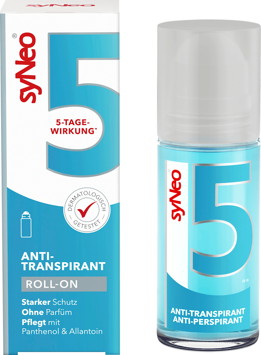 syNeo Antitranspirant Deo Roll-On ohne Parfüm, 50 ml dauerhaft günstig online kaufen