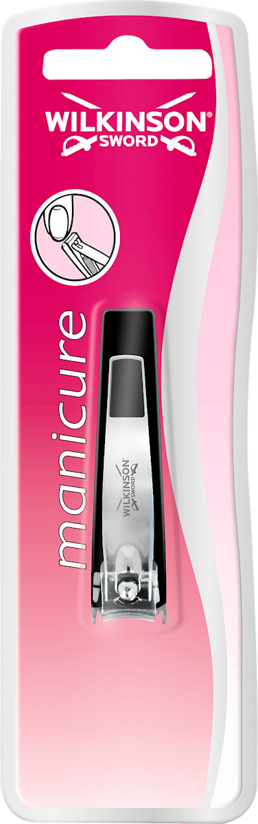 Nagelknipser Pro Aus Edelstahl – Schwarz, Mit Nagelfeile, Ergonomisch, Für Dicke & Eingewachsene Nägel, 8,7 Cm