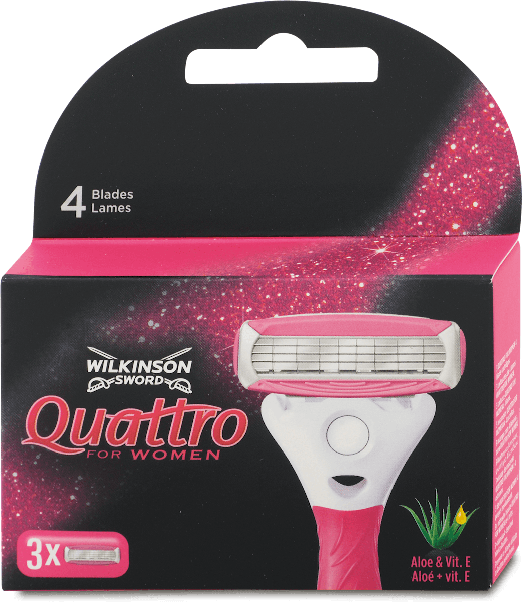 WILKINSON SWORD Nadomestne britvice Quattro, 3 kos | dm.si