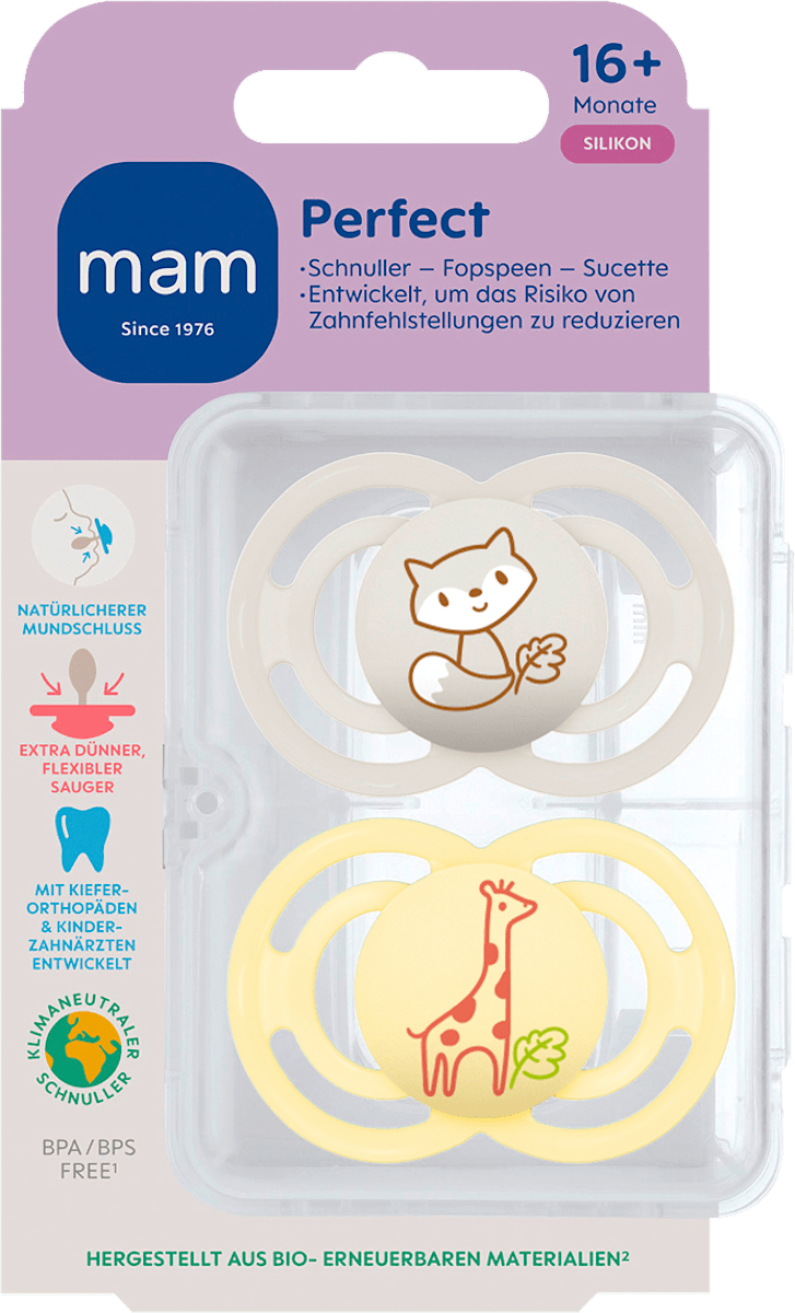 Erwachsene Schnuller 2er Pack - Bedruckt & Entspannend