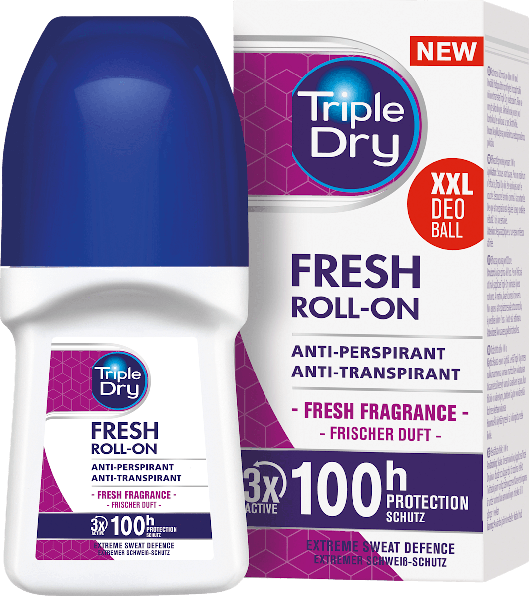Triple Dry Antitranspirant Deo Roll-on Fresh, 50 ml | dm.at