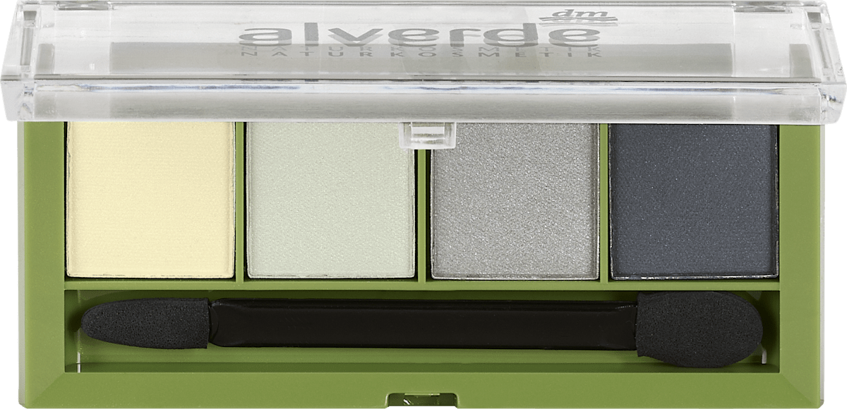 alverde NATURKOSMETIK oční stíny quattro 75 Smokey Eyes, 4,4 g | dm.cz