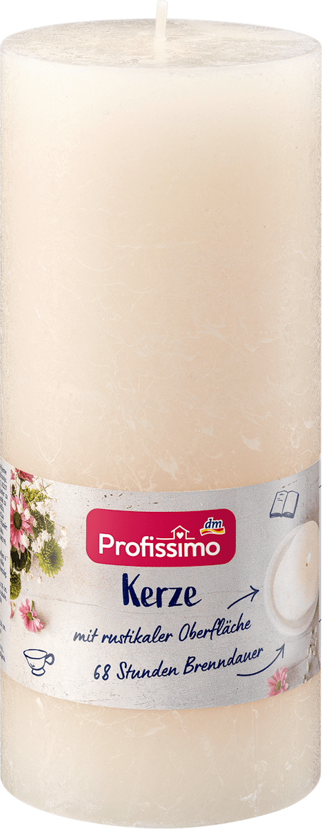 Profissimo Kerze rustik 160/68 elfenbein, 1 St dauerhaft günstig online kaufen