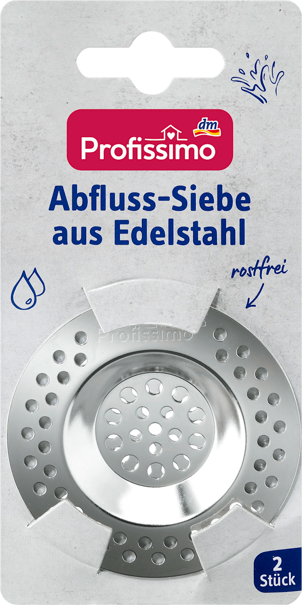 Profissimo Abflusssiebe, 2 St dauerhaft günstig online kaufen