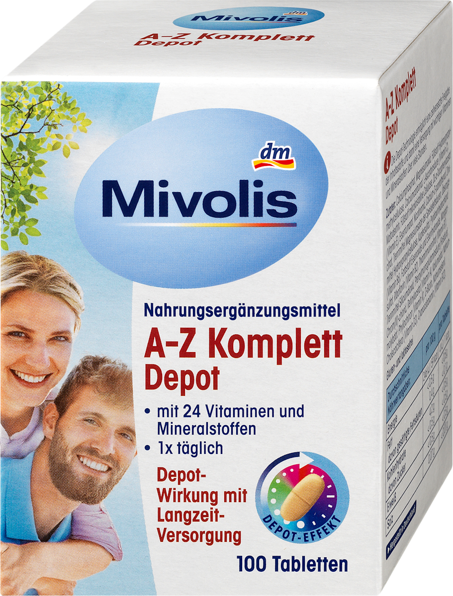 MivolisA-Z komplet tablete, dodatak ishrani 100 kom, 144 gDodatak ishrani