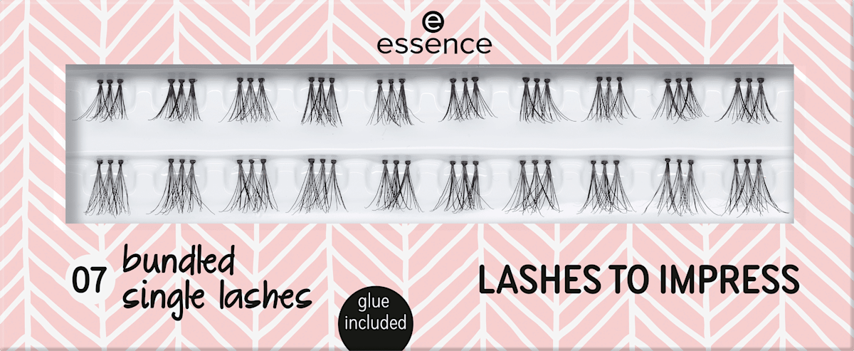 essence LASHES TO IMPRESS pojedinačne veštačke trepavice – 07 Bundled ...