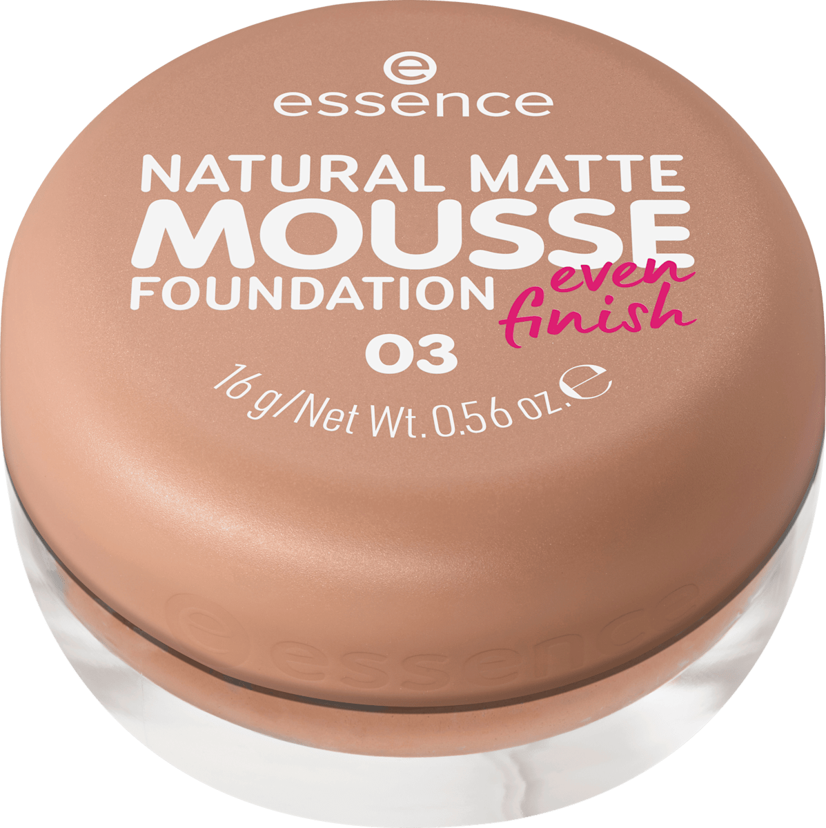 Essence Foundation Schaumstoff Natural Matte Mousse – Für Matten, Natürlichen Teint, Clean Beauty, Vegan
