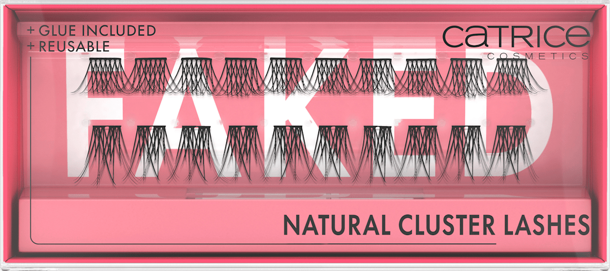 Knstliche Wimpern Set Faked Natural Cluster Lashes, 1 St