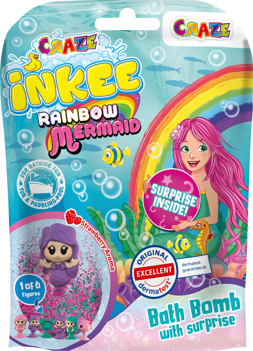 Barbie Badebomben Set – 10 Stück Regenbogen-Badekugeln, Herzförmig, Für Mädchen