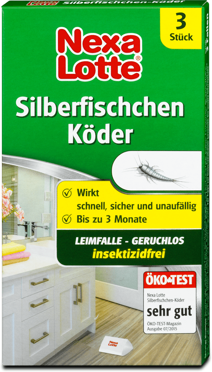 Silberfischchen Kder Leimfalle, 3 St