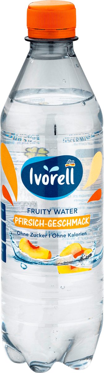 Ivorell Erfrischungsgetränk Fruity Water Pfirsich-Geschmack, 0,5 l | dm.at