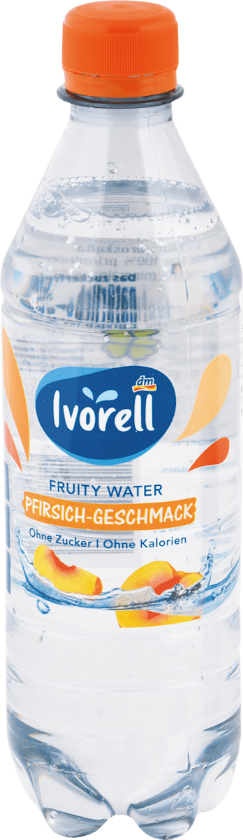 Ivorell Osviežujúci nápoj Fruity Water s broskyňovou príchuťou, 0,5 l