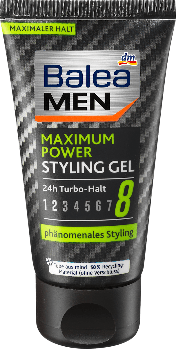 Balea MEN Maximum Power gel za kosu, 30 ml | dm.rs