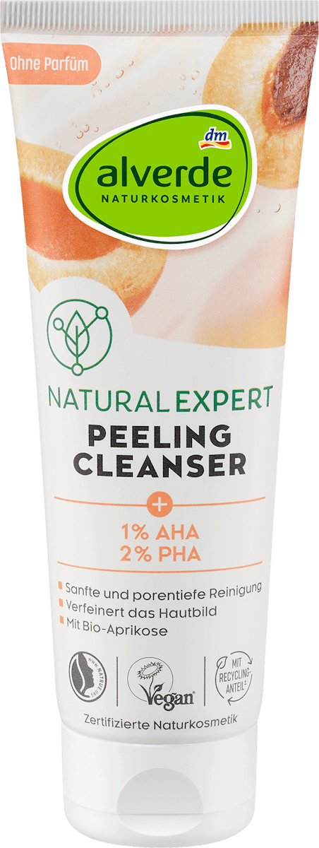 alverde NATURKOSMETIK NATURAL EXPERT CLEANSER piling za lice, 125 ml ...