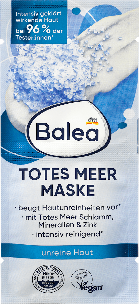 Gesichtsmaske Totes Meer (2x8 ml), 16 ml