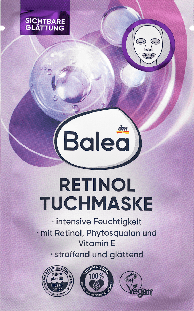 Balea pleťová maska Retinol, 1 ks | dm.cz
