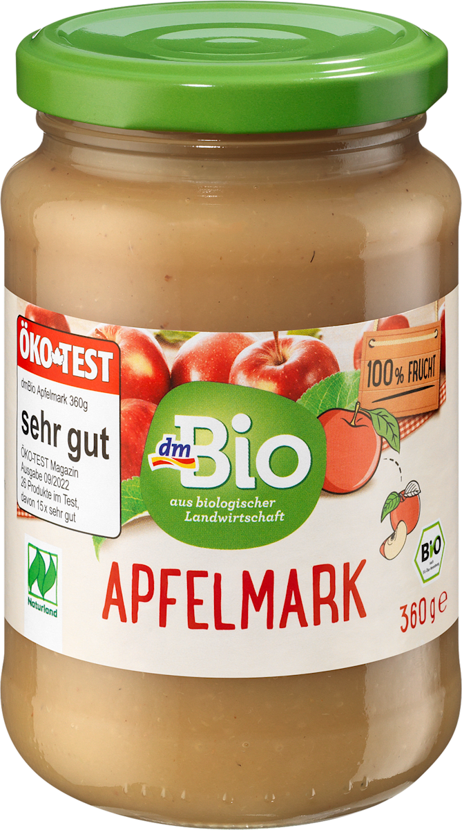 dmBio Bio jabolčna kaša, 360 g | dm.si