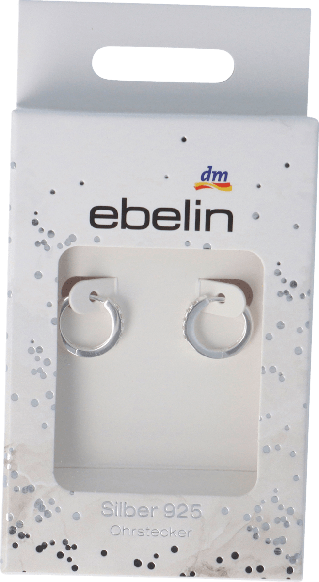 ebelin Ohrstecker 925 Silber mit Strasssteine, 2 St | dm.at
