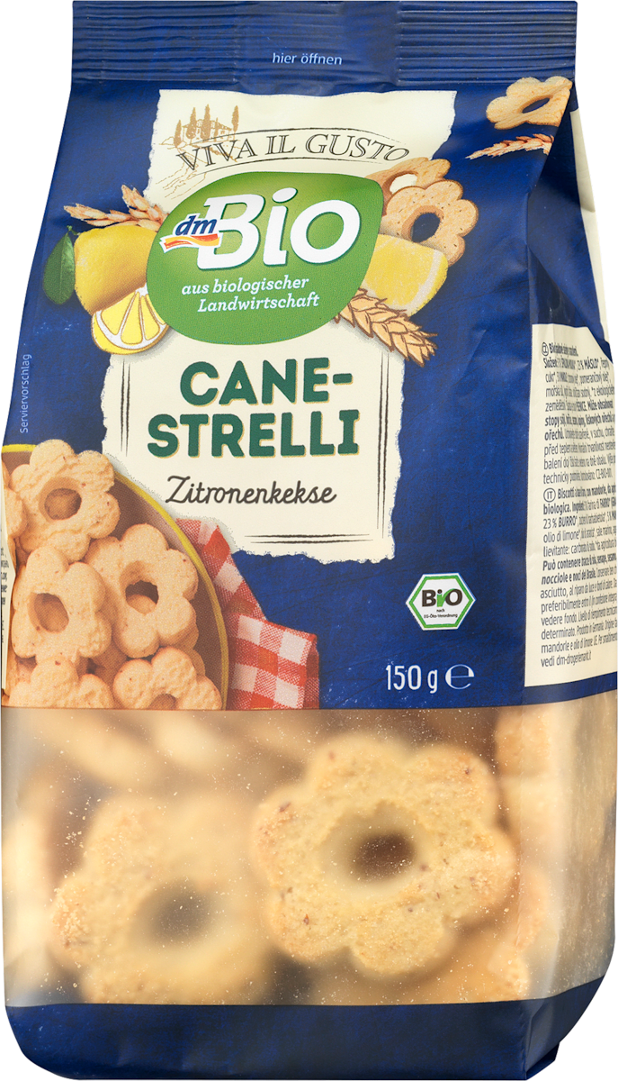 dmBio Canestrelli Zitronenkekse, 150 g dauerhaft günstig online kaufen ...